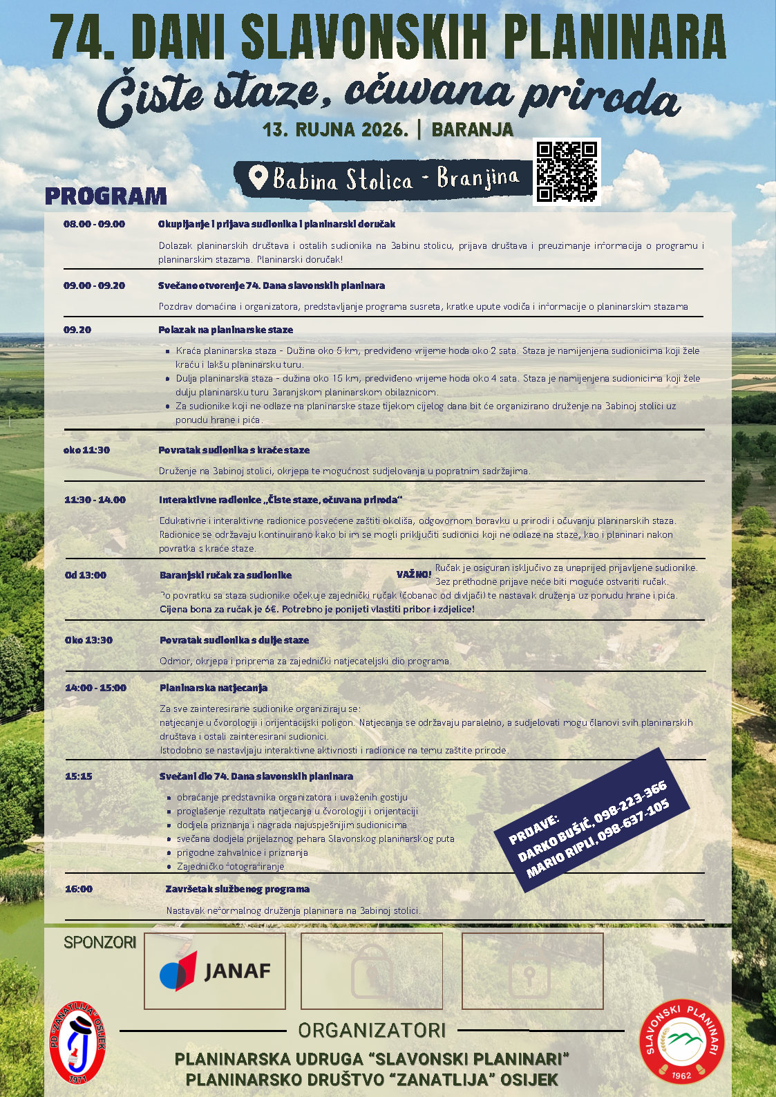 Dani Slavonskih Planinara 2026 program
